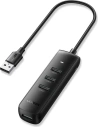 Hurtownia GSM - Hub UGREEN CM416 4w1 USB - 4xUSB-A 3.0 PD DC 12V 0.25m czarny - UGR1327BLK - {ean13} - Hurt