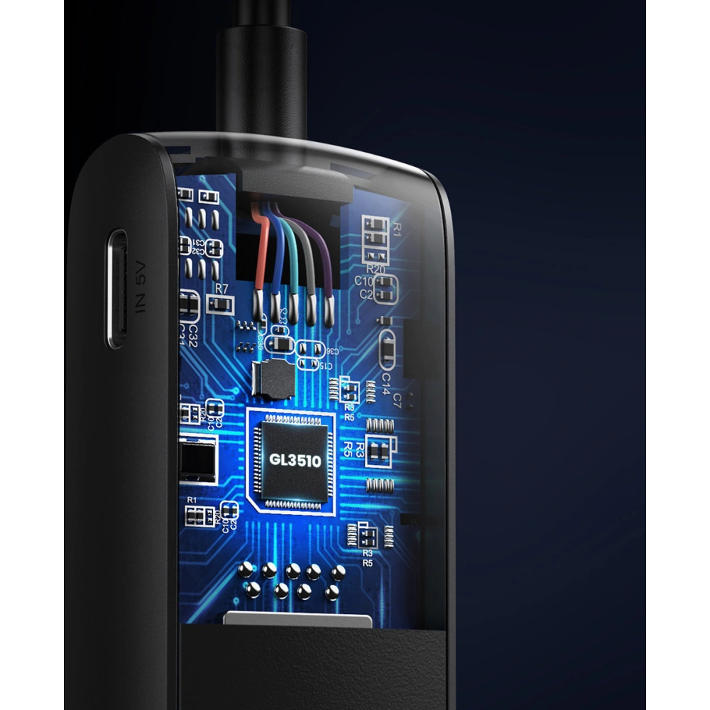 Hurtownia GSM - Hub UGREEN CM416 4w1 USB - 4xUSB-A 3.0 PD DC 12V 0.25m černý - UGR1327BLK - {ean13} - Hurt
