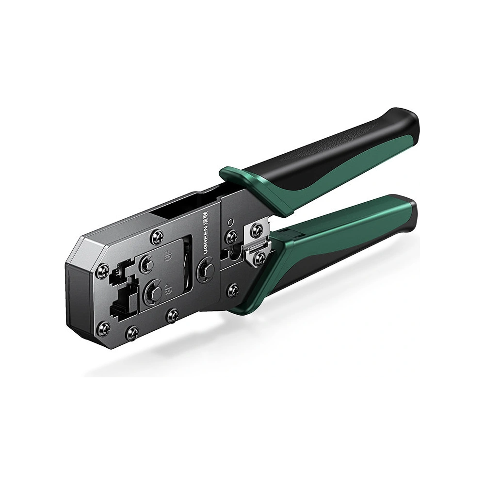 Hurtownia GSM - Zaciskarka UGREEN NW136 do zarabiania kabli RJ-45 oraz RJ-11 zielona - UGR1328GRN - {ean13} - Hurt