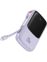 Wholesale Baseus Qpow powerbank 10000mAh built-in Lightning 20W Quick Charge cable SCP AFC FCP purple - BSU3427PRP - {ean13} - Hurt