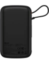 Wholesale Baseus Qpow powerbank 10000mAh built-in USB Type-C cable 22.5W Quick Charge SCP AFC FCP black - BSU3428BLK - {ean13} - Hurt