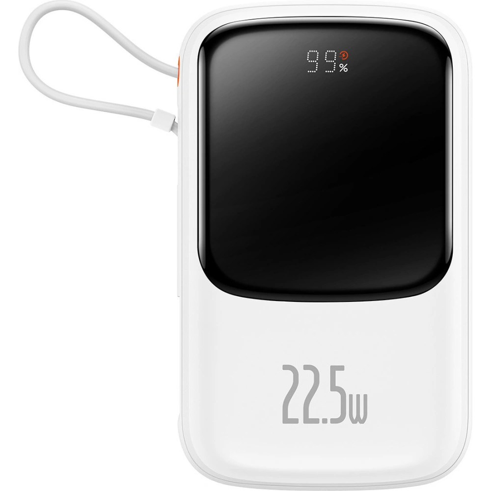 Hurtownia GSM - Powerbank Baseus Qpow 10000mAh 22.5W Quick Charge SCP AFC FCP bílý + kabel USB-C - BSU3429WHT - {ean13} - Hurt