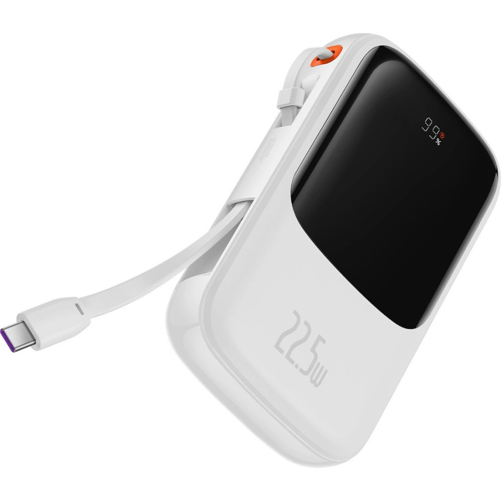 Hurtownia GSM - Powerbank Baseus Qpow 10000mAh 22.5W Quick Charge SCP AFC FCP bílý + kabel USB-C - BSU3429WHT - {ean13} - Hurt