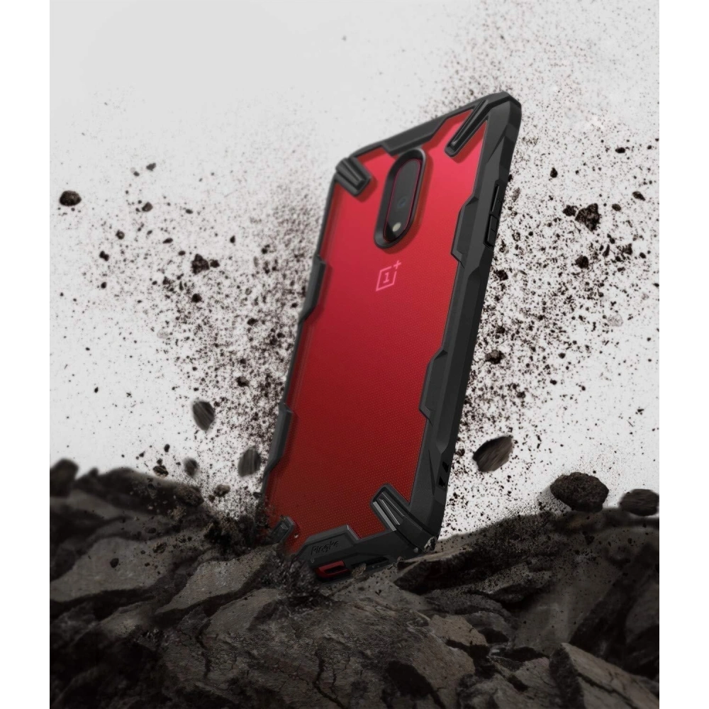 Hurtownia GSM - Etui Ringke Fusion-X OnePlus 7 černé - RGK923BLK - {ean13} - Hurt