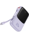 Wholesale Baseus Qpow powerbank 10000mAh built-in USB Type-C cable 22.5W Quick Charge SCP AFC FCP purple - BSU3430PRP - {ean13} - Hurt