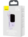 Wholesale Baseus Qpow powerbank 10000mAh built-in USB Type-C cable 22.5W Quick Charge SCP AFC FCP purple - BSU3430PRP - {ean13} - Hurt