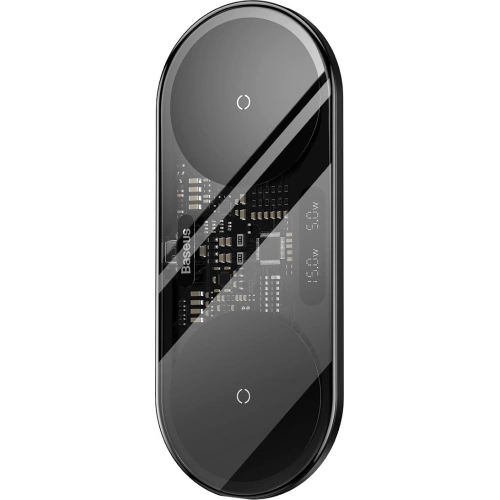 Ładowarka indukcyjna Baseus Digital LED Display 20W czarny