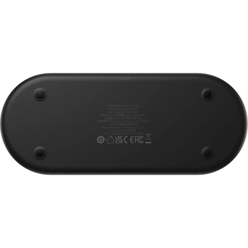 Ładowarka indukcyjna Baseus Digital LED Display 20W czarny