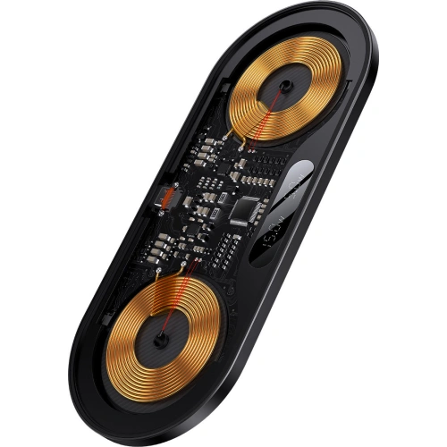 Ładowarka indukcyjna Baseus Digital LED Display 20W czarny