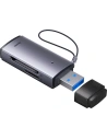 Czytnik kart SD/TF Baseus Lite Series USB szary