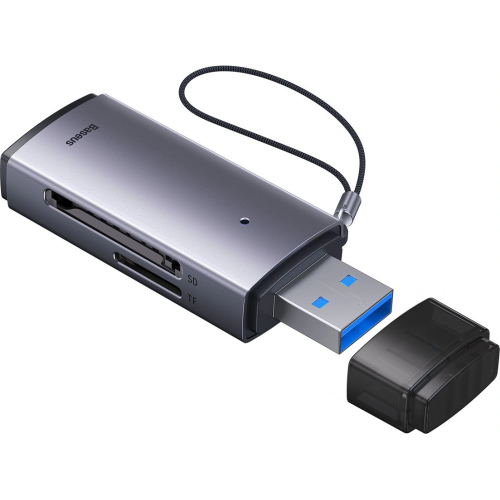 Hurtownia GSM - Čtečka karet SD/TF Baseus Lite Series USB šedá - BSU3432GRY - {ean13} - Hurt