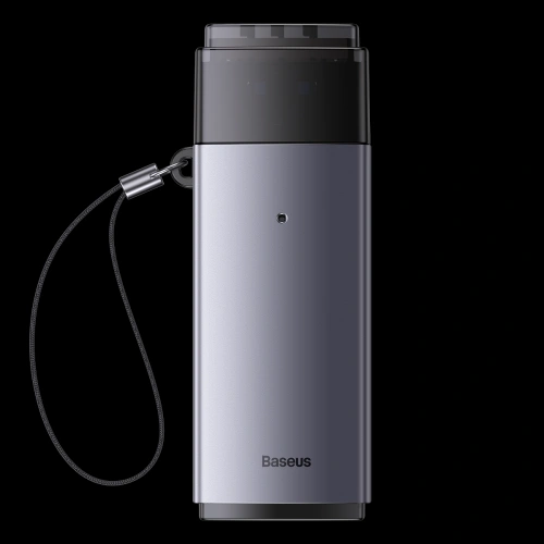 Czytnik kart SD/TF Baseus Lite Series USB szary