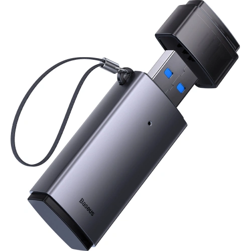 Czytnik kart SD/TF Baseus Lite Series USB szary