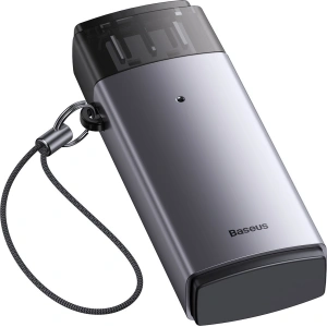 Hurtownia GSM - Czytnik kart SD/TF Baseus Lite Series USB szary - BSU3432GRY - {ean13} - Hurt
