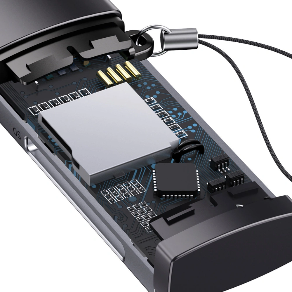 Hurtownia GSM - Čtečka karet SD/TF Baseus Lite Series USB šedá - BSU3432GRY - {ean13} - Hurt