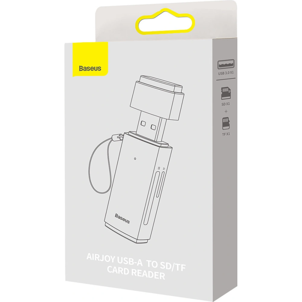 Hurtownia GSM - Čtečka karet SD/TF Baseus Lite Series USB šedá - BSU3432GRY - {ean13} - Hurt