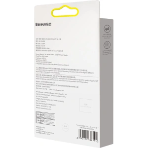 Hurtownia GSM - Czytnik kart SD/TF Baseus Lite Series USB szary - BSU3432GRY - {ean13} - Hurt