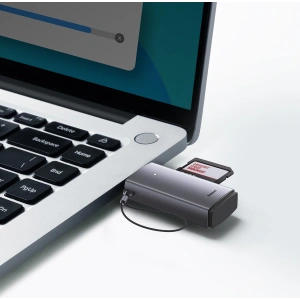 Hurtownia GSM - Czytnik kart SD/TF Baseus Lite Series USB szary - BSU3432GRY - {ean13} - Hurt