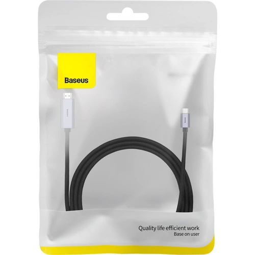Kabel Baseus High Definition Series USB-C - HDMI 2.0 4K 60Hz 2m czarny