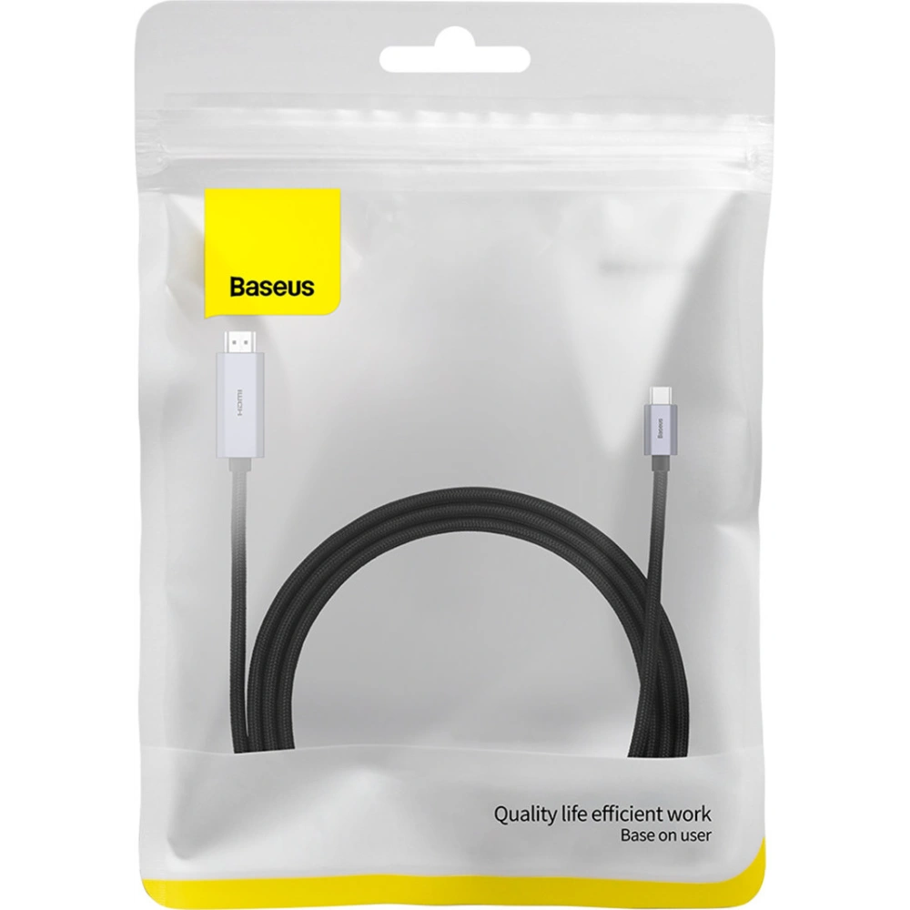Hurtownia GSM - Kabel Baseus High Definition Series USB-C - HDMI 2.0 4K 60Hz 2m czarny - BSU3434BLK - {ean13} - Hurt
