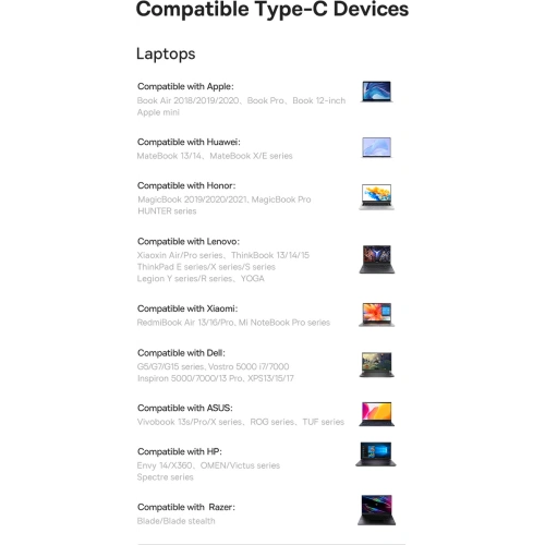 Kabel Baseus High Definition Series USB-C - HDMI 2.0 4K 60Hz 2m czarny