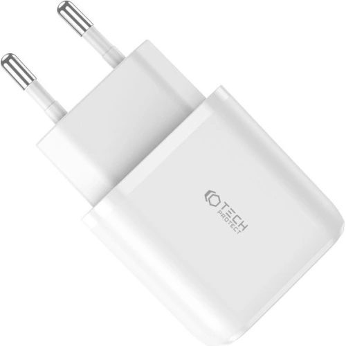 Ładowarka sieciowa Tech-Protect C20W 2-port Network Charger PD 20W QC 3.0 White
