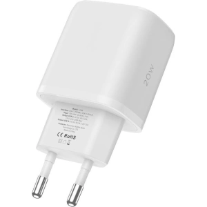 Netzteil-Ladegerät Tech-Protect C20W 2-Port Netzladegerät PD 20W QC 3.0 Weiß