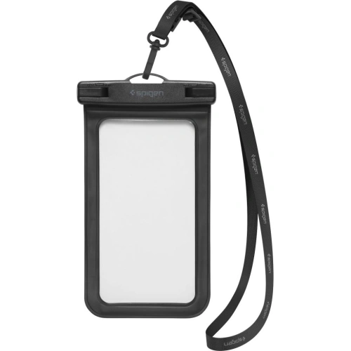 Wodoodporne uniwersalne etui Spigen A601 Universal Waterproof Case Black [2 PACK]
