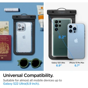 Wholesale Spigen A601 Universal Waterproof Case Black [2 PACK] - SPN2275BLK - {ean13} - Hurt