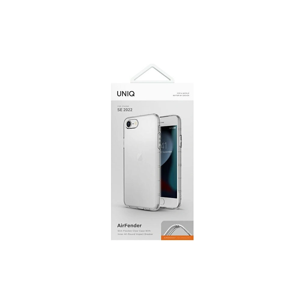 Hurtownia GSM - Etui UNIQ Air Fender Apple iPhone SE 2022/SE 2020/8/7 průhledný/clear - UNIQ632CL - {ean13} - Hurt