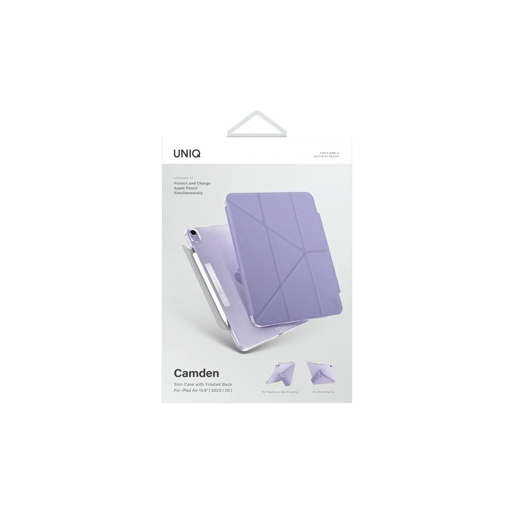 Hurtownia GSM - Etui UNIQ Camden Apple iPad Air 10.9 2020/2022 (4. i 5. generacji) / iPad Air 11 2024 (6. generacji) lawendowy/lavender Antimicrobial - UNIQ633LAV - {ean13} - Hurt