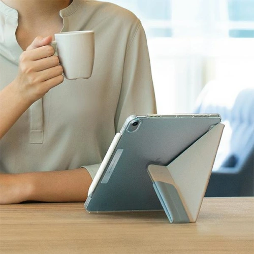 Etui UNIQ Camden Apple iPad Air 10.9 2020/2022 (4. i 5. generacji) / iPad Air 11 2024 (6. generacji) niebieski/blue Antimicrobial