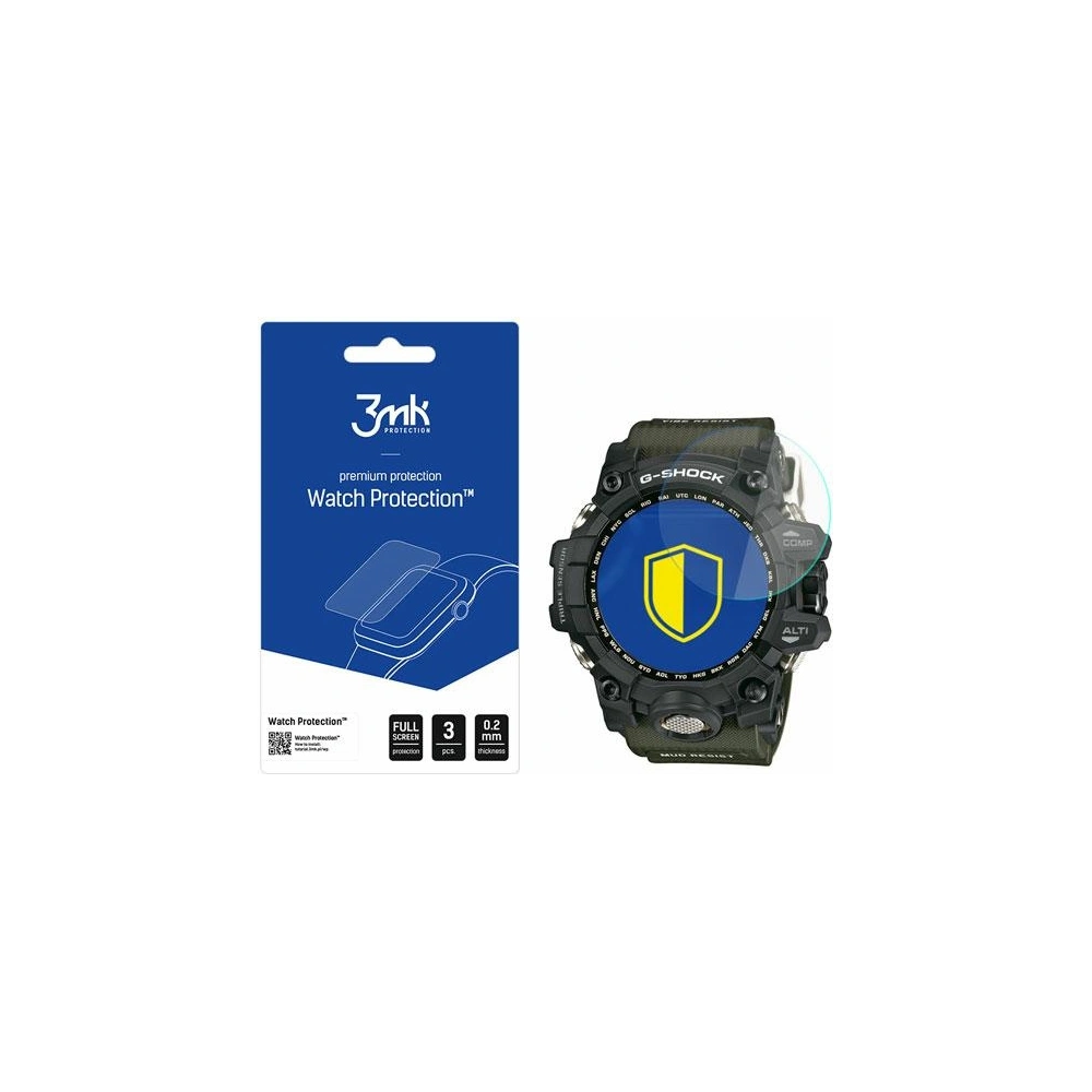 Hurtownia GSM - Szkło hybrydowe 3MK FlexibleGlass Watch Protection Casio G-SHOCK Mudmaster - 3MK3780 - {ean13} - Hurt