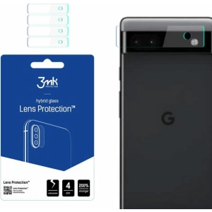 Hurtownia GSM - Szkło hybrydowe na obiektyw aparatu 3MK Lens Protection Google Pixel 6a [4 PACK] - 3MK3790 - {ean13} - Hurt