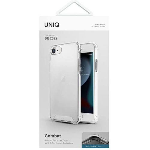 Etui UNIQ Combat Apple iPhone SE 2022/SE 2020/8/7 biały/blanc white