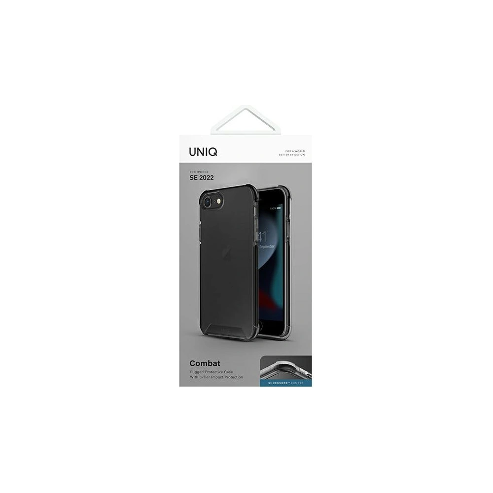 Hurtownia GSM - Etui UNIQ Combat Apple iPhone SE 2022/SE 2020/8/7 černý/carbon black - UNIQ639BLK - {ean13} - Hurt