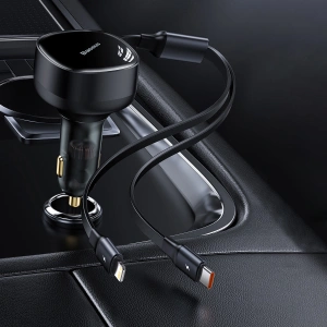 Hurtownia GSM - Autonabíječka Baseus Enjoyment 2w1 30W černá - BSU3437BLK - {ean13} - Hurt