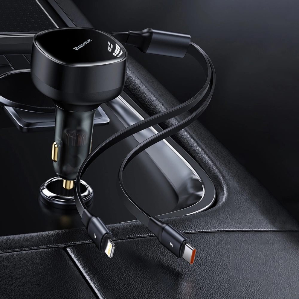 Hurtownia GSM - Autonabíječka Baseus Enjoyment 2w1 30W černá - BSU3437BLK - {ean13} - Hurt