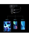 Wholesale Baseus Enjoyment Car Charger 2in1 30W black - BSU3437BLK - {ean13} - Hurt