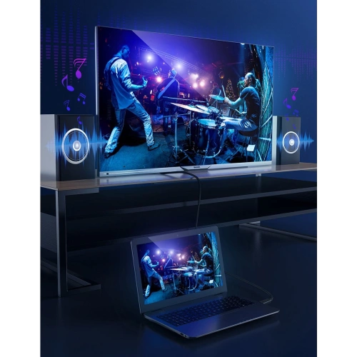 Kabel Baseus HDMI 2.0 0.75m czarny