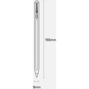 Hurtownia GSM - Rysik pojemnościowy Baseus do iPad biały + kabel USB-C 3A 0.3m - BSU3440WHT - {ean13} - Hurt