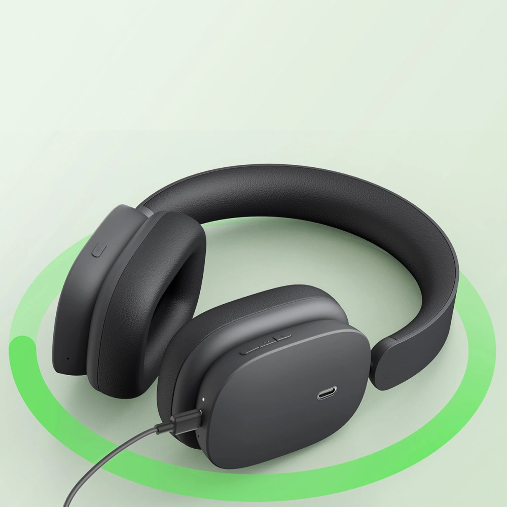 Wholesale Baseus Bowie H1 Wireless Headphones Bluetooth 5.2 ANC gray - BSU3441GRY - {ean13} - Hurt
