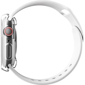 Etui UNIQ Garde Apple Watch 4/5/6/7/8/9/SE 44/45mm przezroczysty/clear