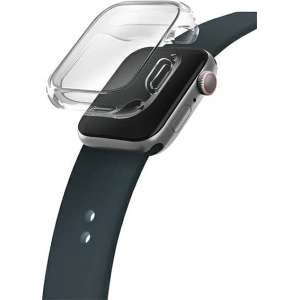 Etui UNIQ Garde Apple Watch 4/5/6/7/8/9/SE 44/45mm przezroczysty/clear