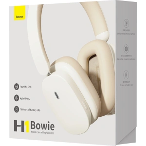 Hurtownia GSM - Sluchátka Baseus Bowie H1 Bluetooth 5.2 ANC bílá - BSU3442WHT - {ean13} - Hurt