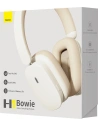 Wholesale Baseus Bowie H1 Wireless Headphones Bluetooth 5.2 ANC white - BSU3442WHT - {ean13} - Hurt