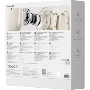 Hurtownia GSM - Sluchátka Baseus Bowie H1 Bluetooth 5.2 ANC bílá - BSU3442WHT - {ean13} - Hurt
