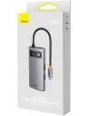Hurtownia GSM - Hub Baseus Metal Gleam Series 4w1 USB-C - 3 x USB 3.2 Gen.1 + RJ45 - BSU3443 - {ean13} - Hurt