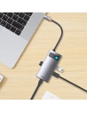 Hurtownia GSM - Hub Baseus Metal Gleam Series 4w1 USB-C - 3 x USB 3.2 Gen.1 + RJ45 - BSU3443 - {ean13} - Hurt