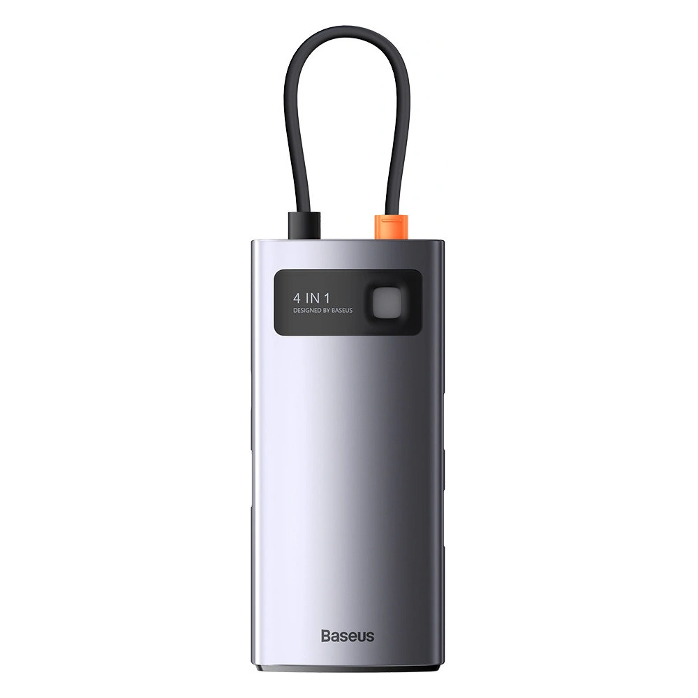 Hurtownia GSM - Hub Baseus Metal Gleam Series 4w1 USB-C - 3 x USB 3.2 Gen.1 + RJ45 - BSU3443 - {ean13} - Hurt